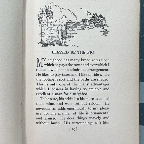 Bucolic Beatitudes by Rusticus, Illustrated by Decie Merwin, Little Brown 1927 - Picture 10 of 14